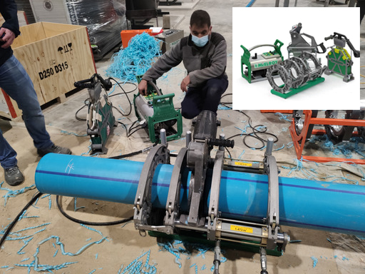 Máquina a tope / a testa soldadora ACROBAT 250