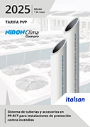 TARIFA TUBERÍAS PP-RCT SISTEMA NIRON COOL-PRO