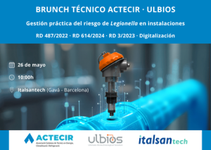ACTECIR Italsan y ulbios jornada técnica legionella