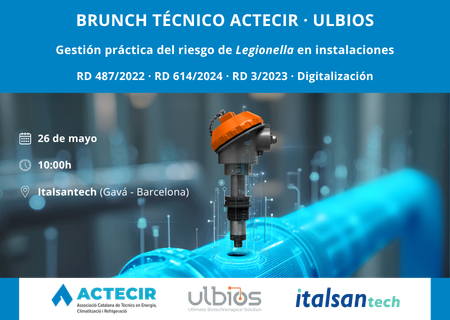 ACTECIR Italsan y ulbios jornada técnica legionella
